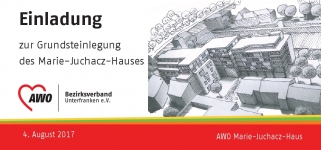 AWO MJH Einladung Grundsteinlegung 20170804